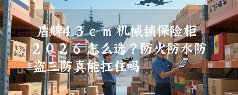 盾牌43cm机械锁保险柜2026怎么选？防火防水防盗三防真能扛住吗