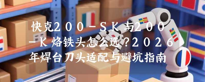 快克200-SK与200-K烙铁头怎么选？2026年焊台刀头适配与避坑指南