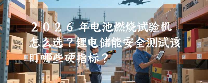 2026年电池燃烧试验机怎么选？锂电储能安全测试该盯哪些硬指标？