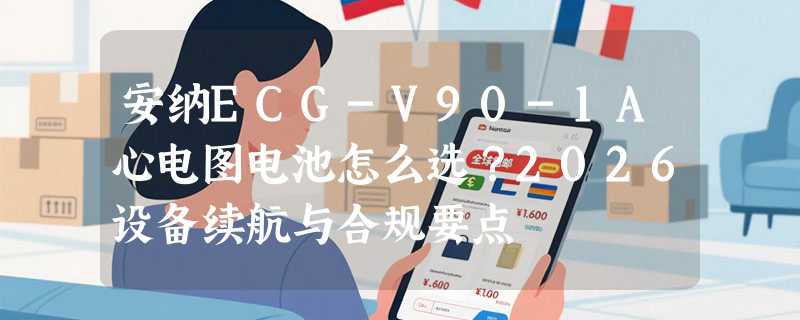 安纳ECG-V90-1A心电图电池怎么选？2026设备续航与合规要点