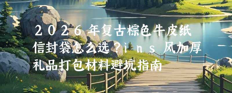 2026年复古棕色牛皮纸信封袋怎么选？ins风加厚礼品打包材料避坑指南