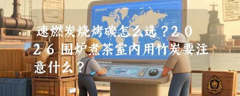 速燃炭烧烤碳怎么选？2026围炉煮茶室内用竹炭要注意什么？