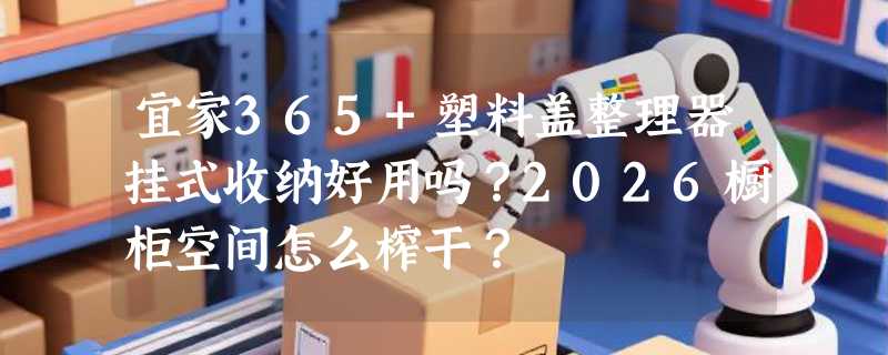 宜家365+塑料盖整理器挂式收纳好用吗？2026橱柜空间怎么榨干？