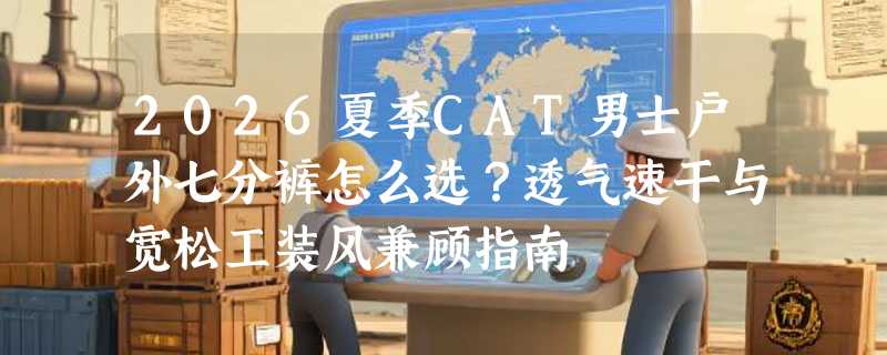 2026夏季CAT男士户外七分裤怎么选？透气速干与宽松工装风兼顾指南