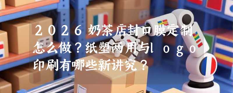 2026奶茶店封口膜定制怎么做？纸塑两用与logo印刷有哪些新讲究？