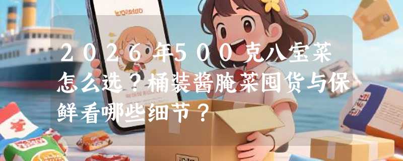 2026年500克八宝菜怎么选？桶装酱腌菜囤货与保鲜看哪些细节？