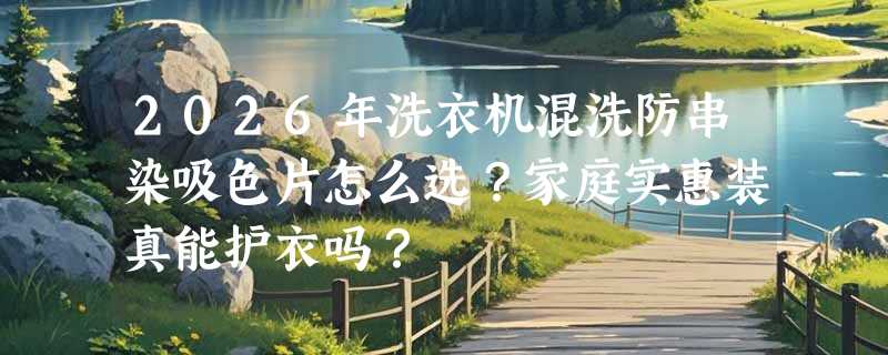 2026年洗衣机混洗防串染吸色片怎么选？家庭实惠装真能护衣吗？