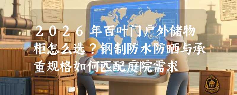 2026年百叶门户外储物柜怎么选？钢制防水防晒与承重规格如何匹配庭院需求