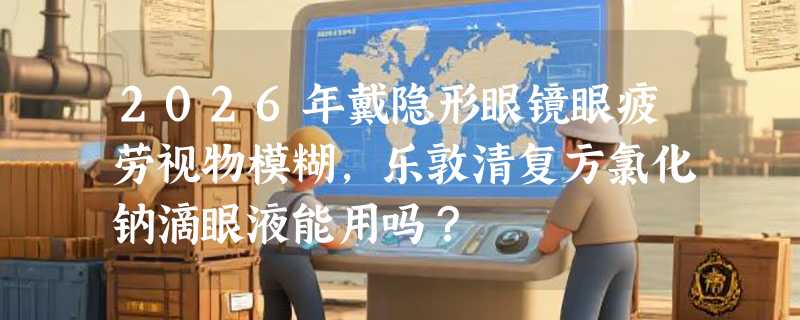 2026年戴隐形眼镜眼疲劳视物模糊，乐敦清复方氯化钠滴眼液能用吗？