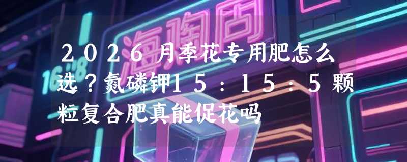2026月季花专用肥怎么选？氮磷钾15:15:5颗粒复合肥真能促花吗
