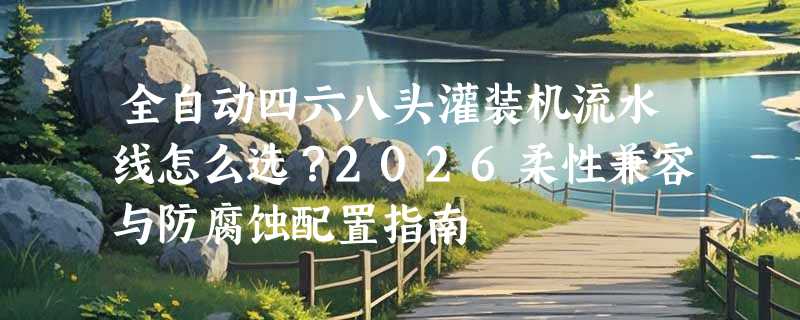 全自动四六八头灌装机流水线怎么选？2026柔性兼容与防腐蚀配置指南