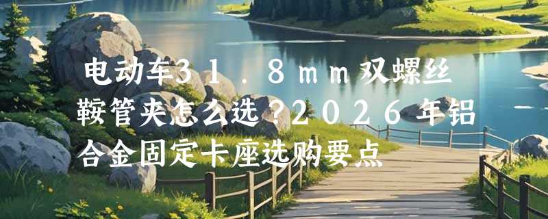 电动车31.8mm双螺丝鞍管夹怎么选？2026年铝合金固定卡座选购要点