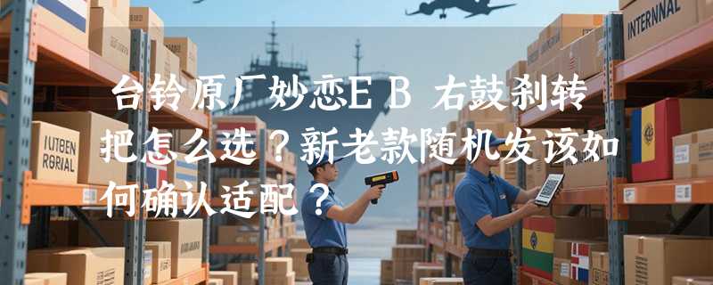台铃原厂妙恋EB右鼓刹转把怎么选？新老款随机发该如何确认适配？