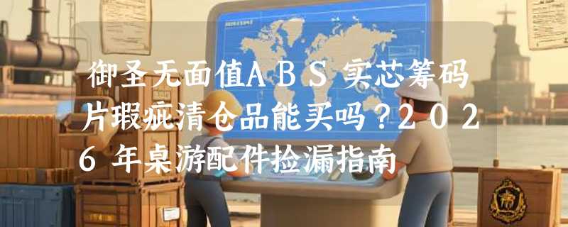 御圣无面值ABS实芯筹码片瑕疵清仓品能买吗？2026年桌游配件捡漏指南