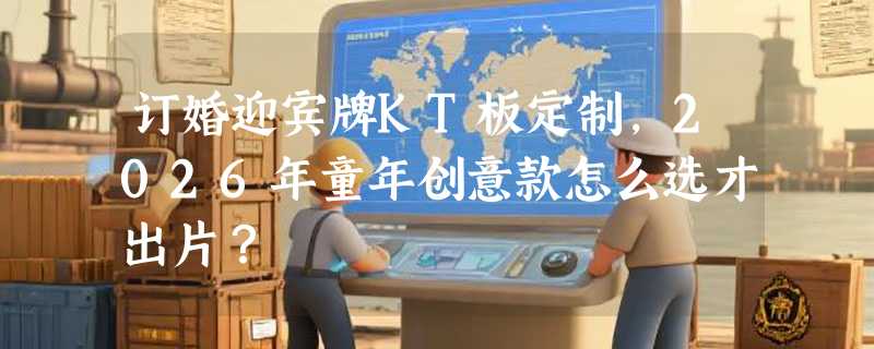 订婚迎宾牌KT板定制，2026年童年创意款怎么选才出片？
