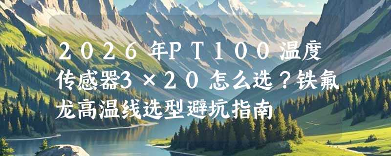 2026年PT100温度传感器3×20怎么选？铁氟龙高温线选型避坑指南