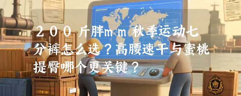200斤胖mm秋季运动七分裤怎么选？高腰速干与蜜桃提臀哪个更关键？