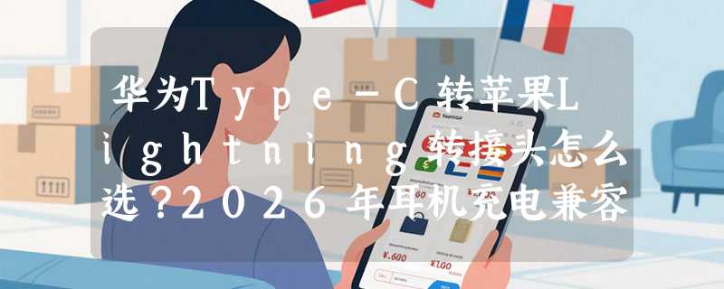 华为Type-C转苹果Lightning转接头怎么选？2026年耳机充电兼容指南