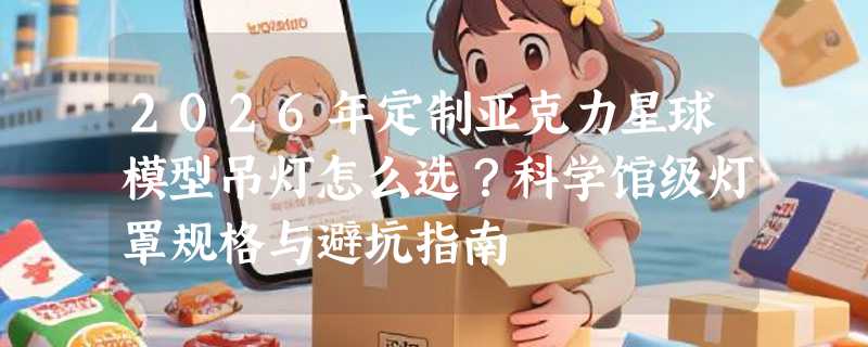 2026年定制亚克力星球模型吊灯怎么选？科学馆级灯罩规格与避坑指南