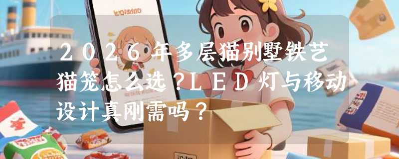 2026年多层猫别墅铁艺猫笼怎么选？LED灯与移动设计真刚需吗？