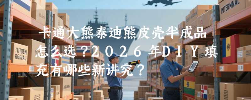 卡通大熊泰迪熊皮壳半成品怎么选？2026年DIY填充有哪些新讲究？