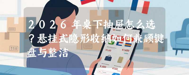 2026年桌下抽屉怎么选？悬挂式隐形收纳如何兼顾键盘与整洁