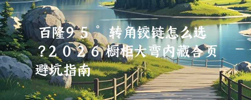 百隆95°转角铰链怎么选？2026橱柜大弯内藏合页避坑指南
