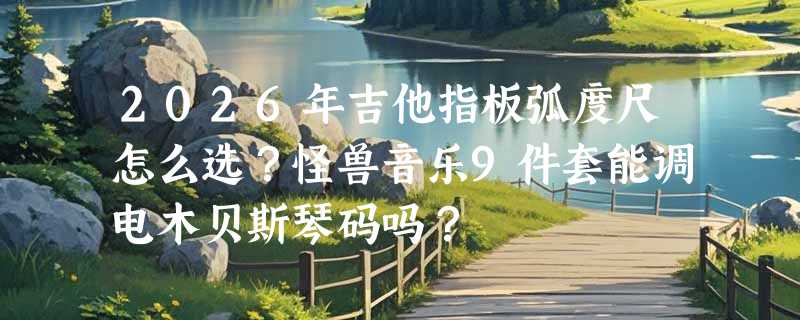 2026年吉他指板弧度尺怎么选？怪兽音乐9件套能调电木贝斯琴码吗？