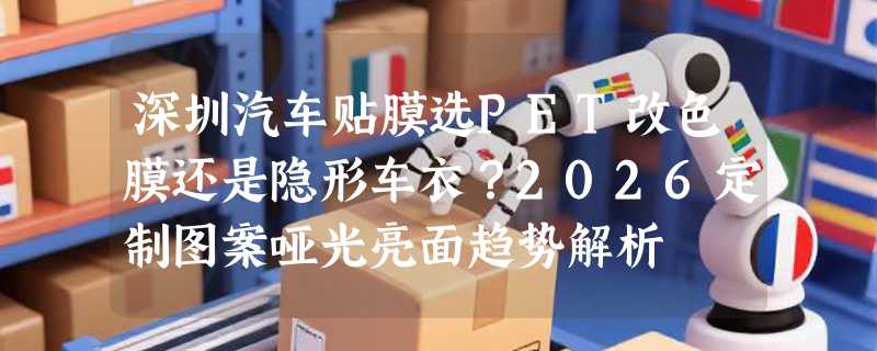 深圳汽车贴膜选PET改色膜还是隐形车衣？2026定制图案哑光亮面趋势解析