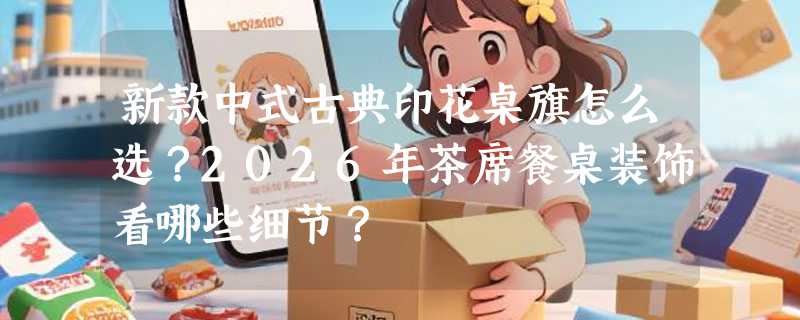 新款中式古典印花桌旗怎么选？2026年茶席餐桌装饰看哪些细节？
