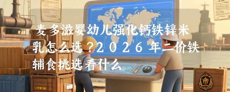 麦多滋婴幼儿强化钙铁锌米乳怎么选？2026年二价铁辅食挑选看什么