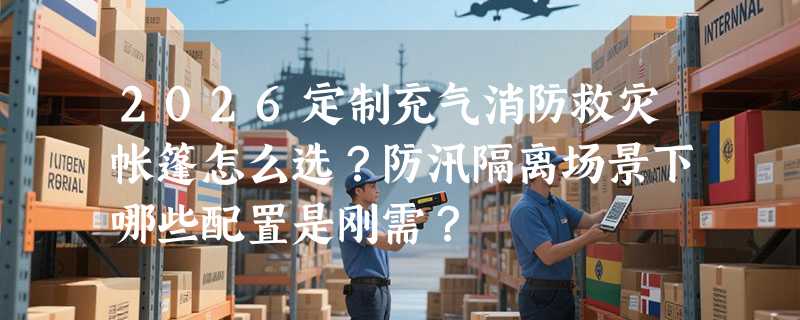 2026定制充气消防救灾帐篷怎么选？防汛隔离场景下哪些配置是刚需？