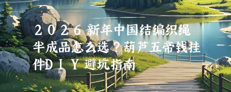 2026新年中国结编织绳半成品怎么选？葫芦五帝钱挂件DIY避坑指南