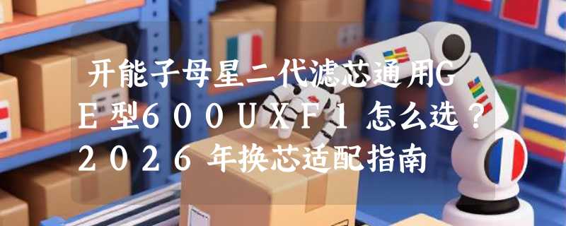 开能子母星二代滤芯通用GE型600UXF1怎么选？2026年换芯适配指南