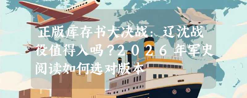 正版库存书大决战：辽沈战役值得入吗？2026年军史阅读如何选对版本