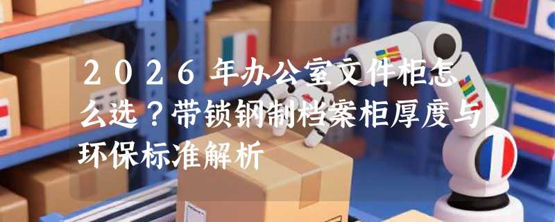 2026年办公室文件柜怎么选？带锁钢制档案柜厚度与环保标准解析