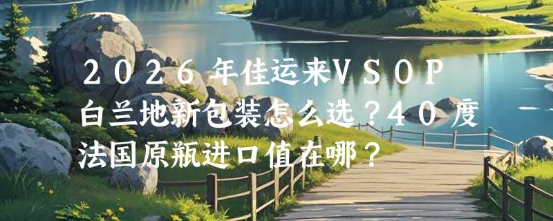 2026年佳运来VSOP白兰地新包装怎么选？40度法国原瓶进口值在哪？