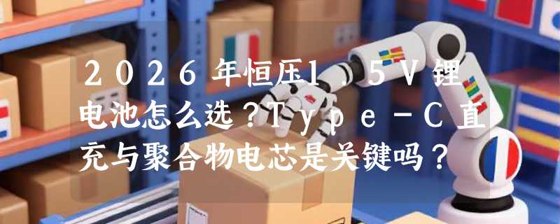 2026年恒压1.5V锂电池怎么选？Type-C直充与聚合物电芯是关键吗？