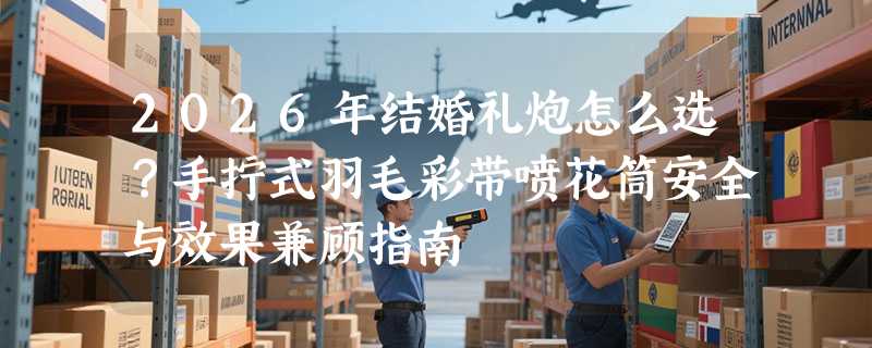 2026年结婚礼炮怎么选？手拧式羽毛彩带喷花筒安全与效果兼顾指南