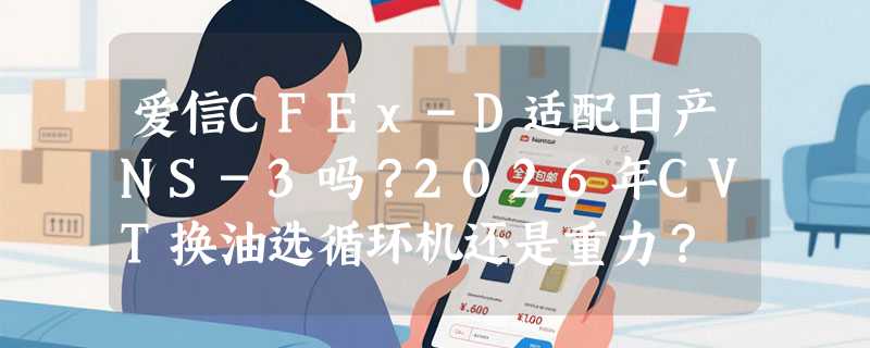 爱信CFEx-D适配日产NS-3吗？2026年CVT换油选循环机还是重力？