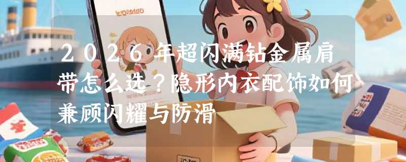 2026年超闪满钻金属肩带怎么选？隐形内衣配饰如何兼顾闪耀与防滑
