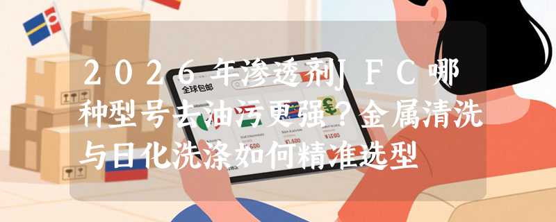 2026年渗透剂JFC哪种型号去油污更强？金属清洗与日化洗涤如何精准选型