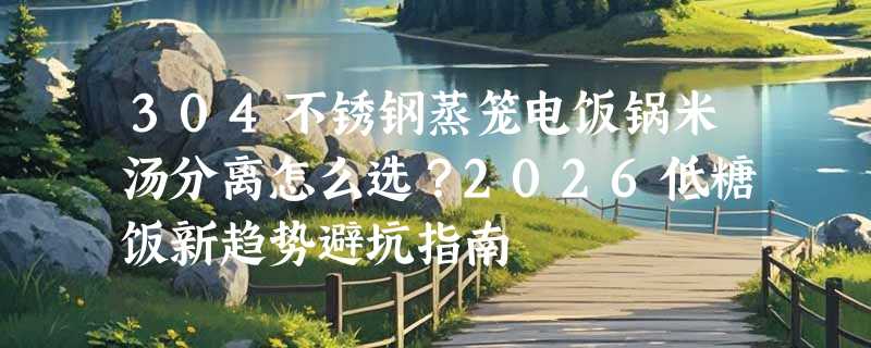 304不锈钢蒸笼电饭锅米汤分离怎么选？2026低糖饭新趋势避坑指南