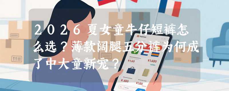 2026夏女童牛仔短裤怎么选？薄款阔腿五分裤为何成了中大童新宠？