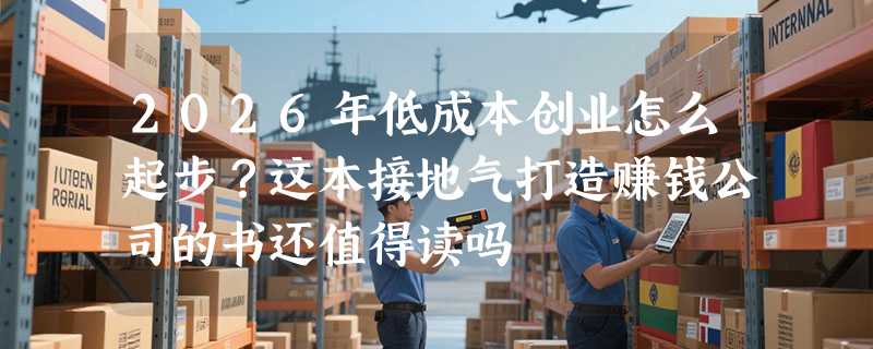 2026年低成本创业怎么起步？这本接地气打造赚钱公司的书还值得读吗