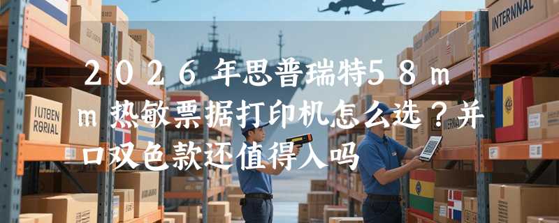 2026年思普瑞特58mm热敏票据打印机怎么选？并口双色款还值得入吗