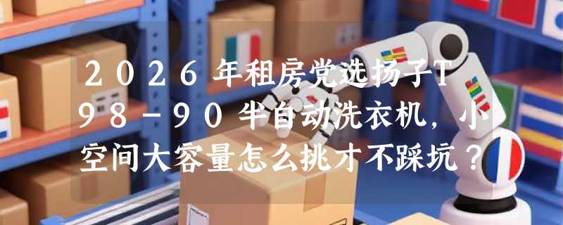 2026年租房党选扬子T98-90半自动洗衣机，小空间大容量怎么挑才不踩坑？