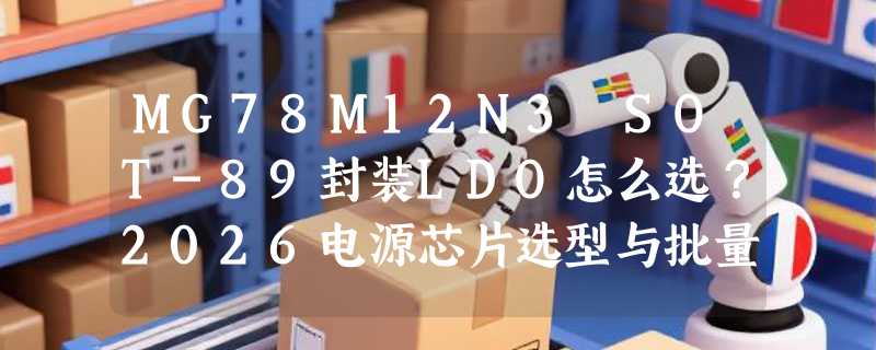 MG78M12N3 SOT-89封装LDO怎么选？2026电源芯片选型与批量采购要点