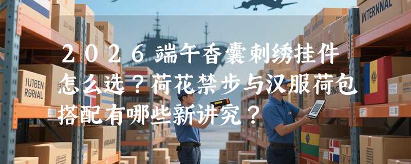 2026端午香囊刺绣挂件怎么选？荷花禁步与汉服荷包搭配有哪些新讲究？