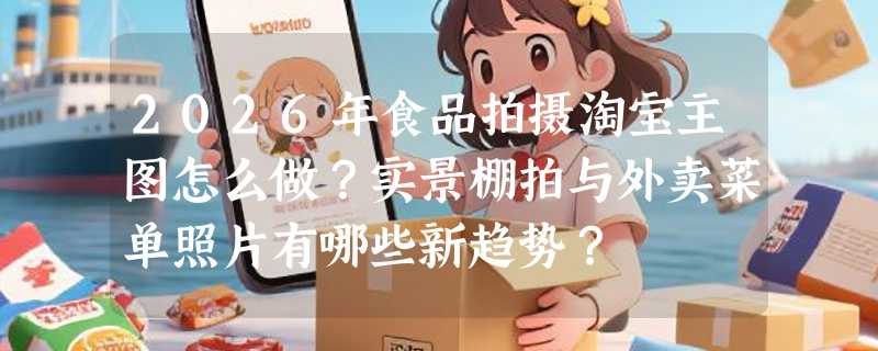 2026年食品拍摄淘宝主图怎么做？实景棚拍与外卖菜单照片有哪些新趋势？
